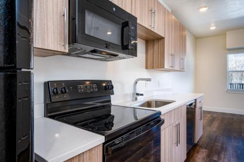 One Bedroom Apartments in Clearfield, Utah-Kitchen-Interior-with-View-to-Living-Area